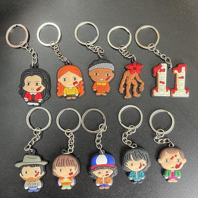 Keychain Creative Cartoon Soft Glue Cute Schoolbag Accessories