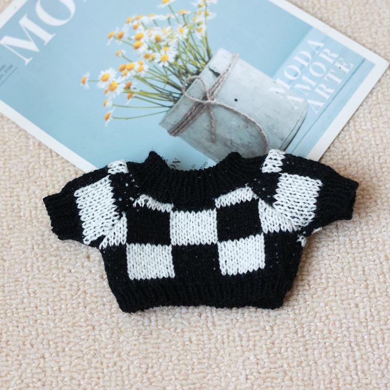 20cm Cotton Doll Accessories: Plush Dog Sweater, Scarf, Hat Set