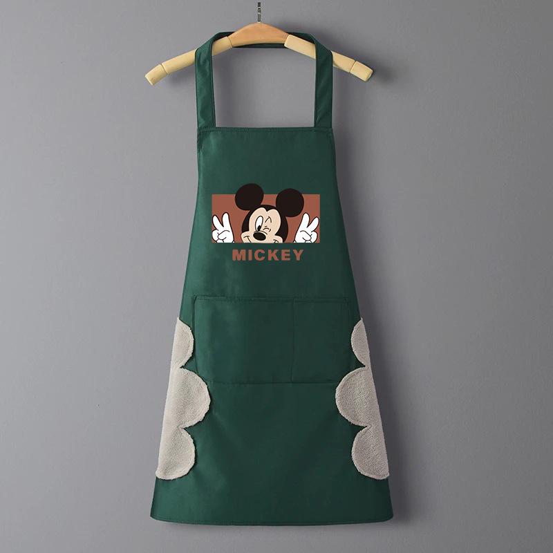 Nordic Style Waterproof Kitchen Apron with Sleeves - Oil-Proof and Customizable