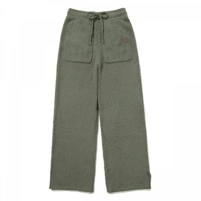 Teddy Rib Knit Pants  Gray 