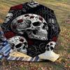 1PC Skulls Roses Umbrella-8-Rib Reinforced Portable Folding Travel Suitable for All Seasons Outdoor Daily Use Is an Ideal Choice  -K0384