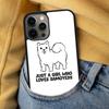 Cartoon Samoyed Dog Soft Phone Case for iPhone 17 Air 16e Pro max 15 Pro 13 14 Plus 11 12 MagSafe Magnetic Coque