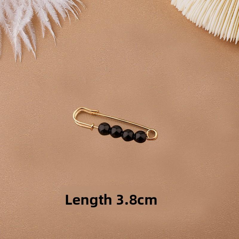 Pearl Waistband Pin To Fix The Waistline of Clothes and Make It Smaller Anti-exposure Brooch Women's Trousers Waistband Buckle Pin