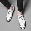 Newest Handmade Genuine Leather Men Shoes Casual Brand Mens Oxford Shoes For Male Upscale White Wedding Shoes Leather Men'S Shoes