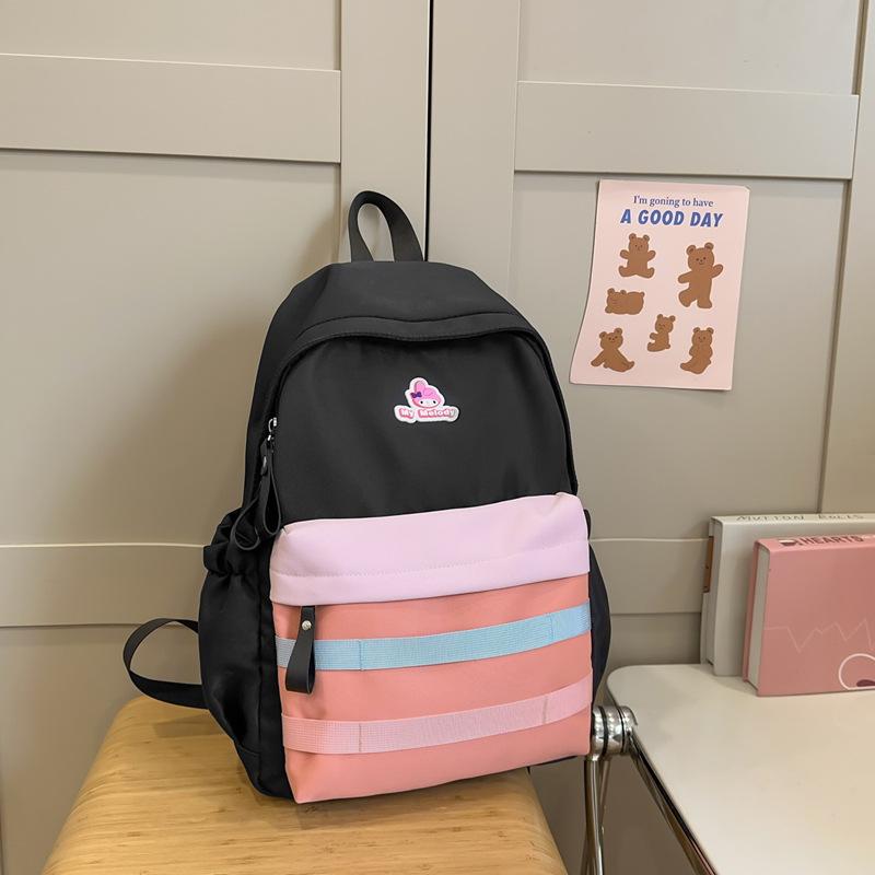 Female Junior High School Students New Large Capacity Elementary School Students Backpack Travel Backpack Girl Small School Bag