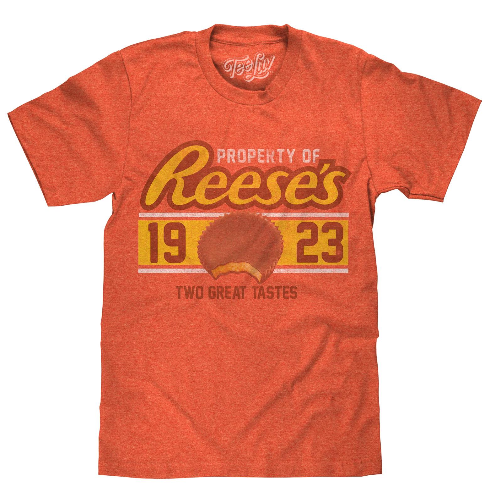 Property of Reese s Mens T Shirt Orange XL