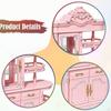 1/12 Dollhouse Miniature Cabinet Model Micro Scene Elegant Collection Decoration for DIY Living Room