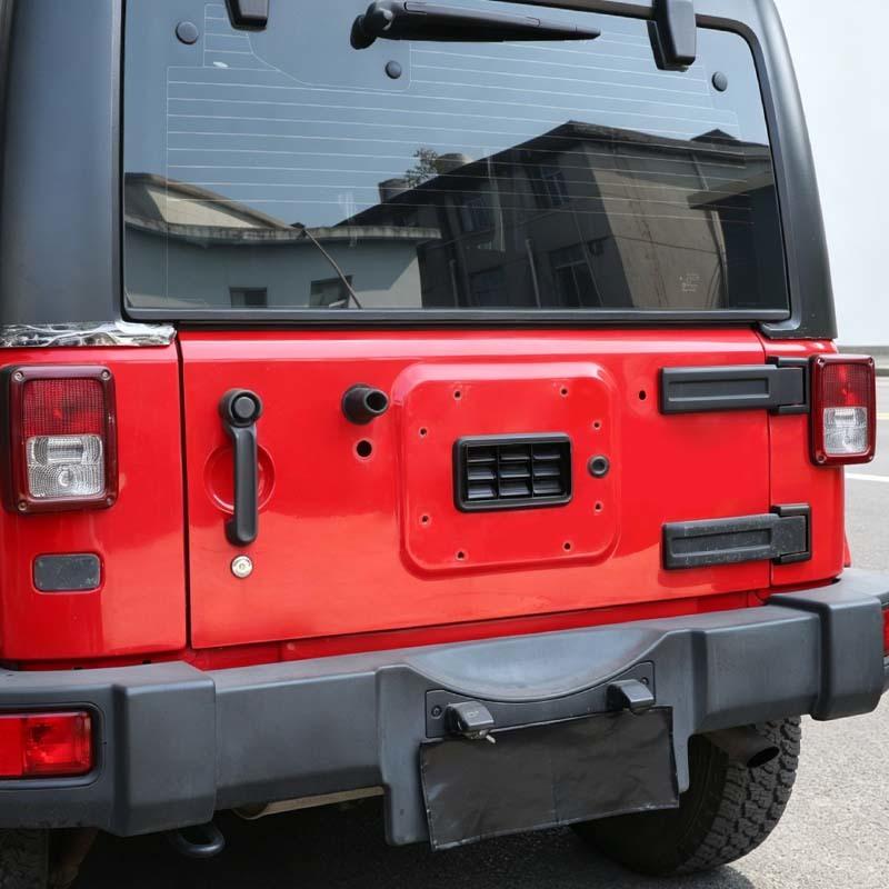 ABS Tailgate Vent Grille Decoration Cover Stickers For Jeep Wrangler JK 2007-2017 Interior Accessories