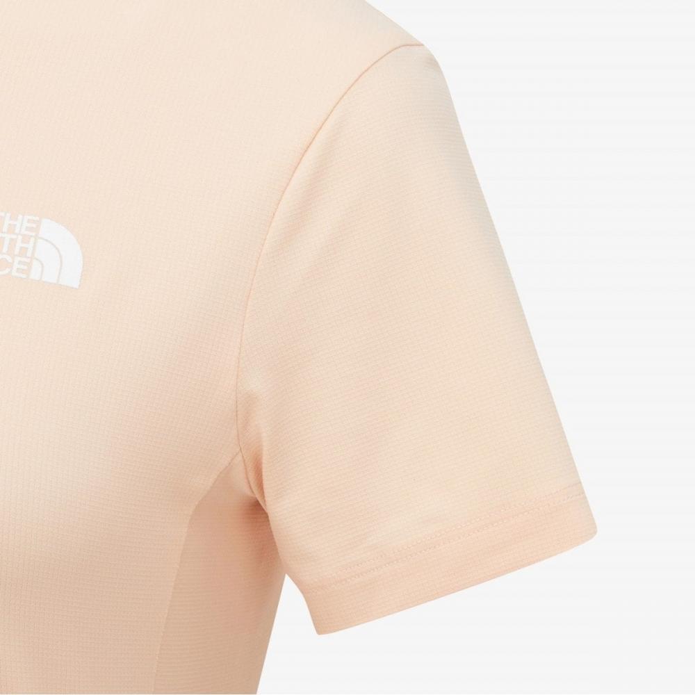 [north Face Official] Nt7kq00c Ice Day Short Sleeve Zip Tee