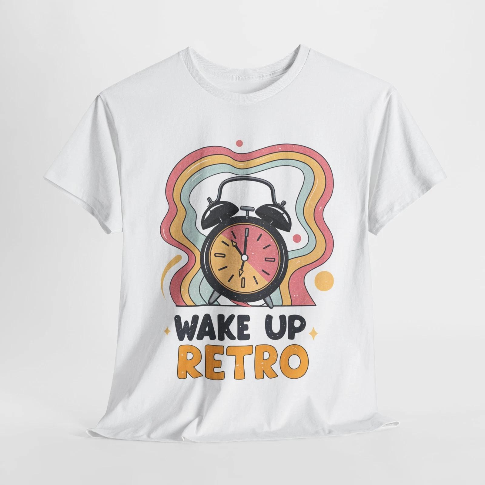 

Retro Wake Up Unisex T-Shirt – 70s Inspired Unisex Tee, Vintage Vibes Style S