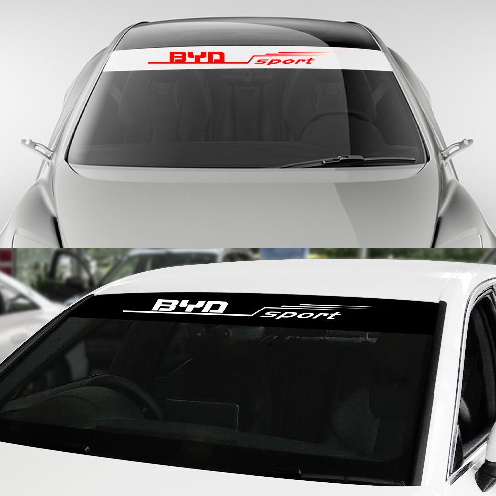 Car Windshield Sticker Vinyl Decor Decal Auto Tuning Accessories For BYD F3 E6 Yuan Plus Atto F0 G3 I3 Ea1 Song Max Tang Dmi