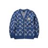 New MLB Old Flower Sweaters Unisex Blue 3AKTM0114-50BLD