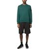 Stone Island Ss23 Solid Color Compass Patch Pattern Long Sleeve Pullover Crewneck Sweatshirt Men sweatshirt Green 101563051-V0053
