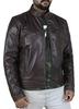 New European and American large-size men's jacket with a stand-up collar and a slim-fit large-size jacket.