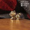 Brass 12 Zodiac Animal Head Sculpture Small Statue Desktop Ornaments Vintage Beast Figurines Mini Lucky Home Decorations Crafts