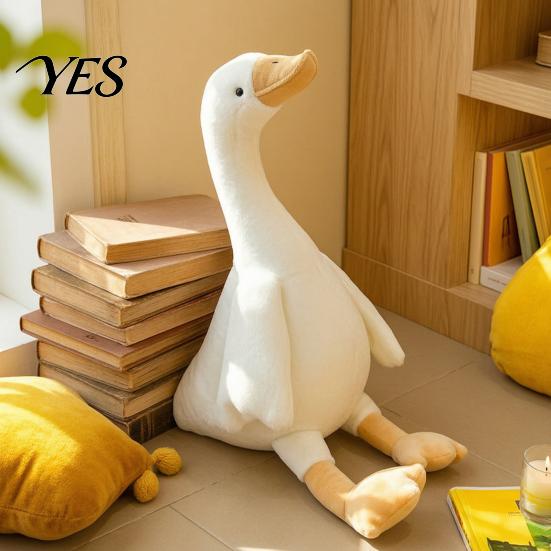 Baby Sleep Companion Long Neck Goose Plush Doll, Soft Stuffed Animal, Cute Fluffy Swan Toy Pillow for Bedroom Decor, Gift Toddlers And Adults Animal