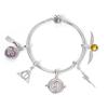 Harry Potter Sterling Sliver Slider Charm Bracelet Size S Silver
