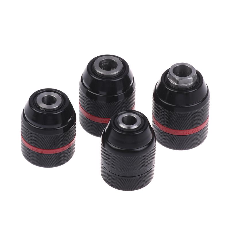 Robust Metal Self-Locking Ratchet Drill Chuck, 10mm 13mm, Swift Conversion for Various Tools