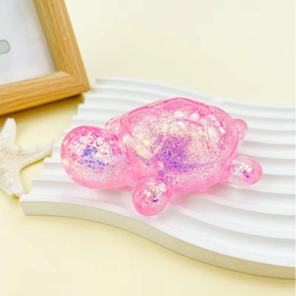 Cute Animal Turtle Squeeze Toy Colorful Sensory Fidget Ball Squishy Turtle Children Gifts