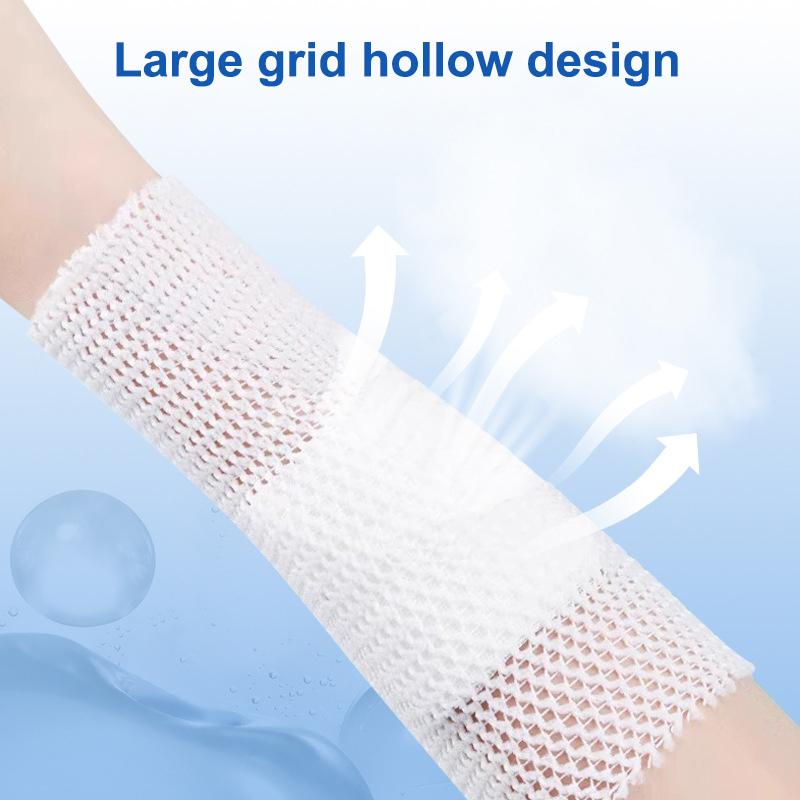 Net Tubular Bandage Elastic Mesh Wound Dressing Tubing Gauze Breathable Comfortable Bandage For Wrist Elbow Knee Head