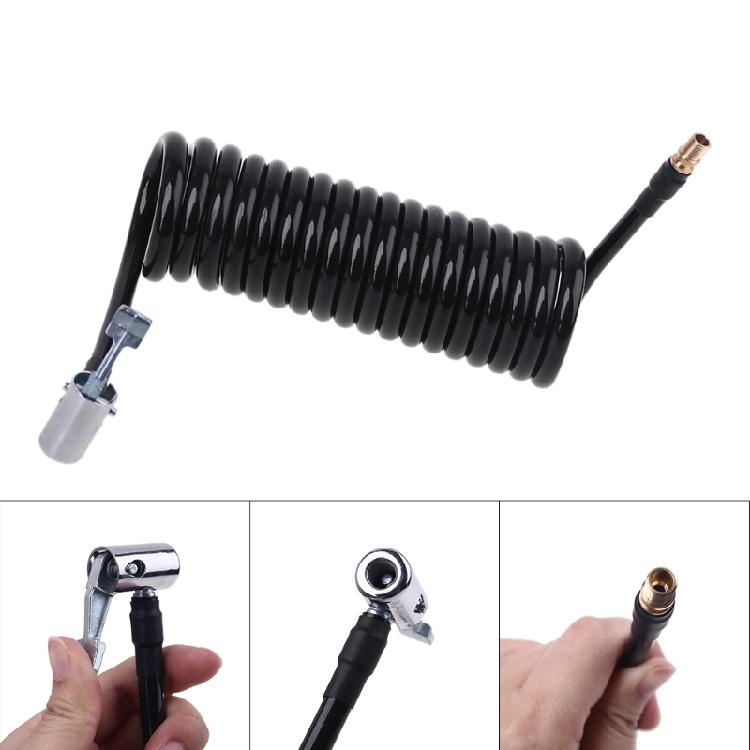 3/5/7/10/15m Recoil Poly Air Compressor Hose Accessories Tool Kit For Inflation