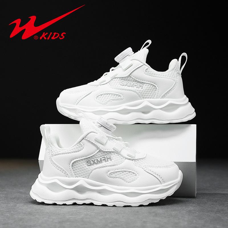 Children's sports shoes 2025 autumn new men's fashion mesh classmates spot women's microfiber casual lightweight dad shoes