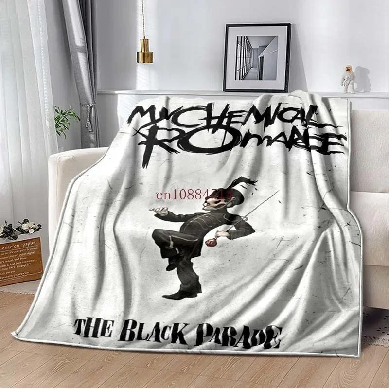 My C-Chemical R-Romance Band Printed Blankets,Kid's Baby Throw Blanket,for Bedroom Living Room Sofa Bed Car, Brithday Gift