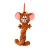 Tom & Jerry Plush Toys: Cat Pendant & Mouse Keychain Charms for Kids