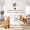Food Feeder Cat Toy Food Feeder Leak Food Teaser Stick Self Entertaining Cat Toy  Boredom relieve