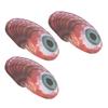 30 Stück Blutiges Augapfel-Banner Gruselig Lebensecht Helle Farben Halloween Blutiges Banner mit Spulen-Nadeln für Dekoration Party