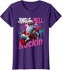 Christmas Music Lovers Santa Jingle Bell Rock Ladies' Crewneck T-Shirt