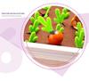 Wooden Radish Pull Toy: Montessori Vegetable Memory Game for Early Education.