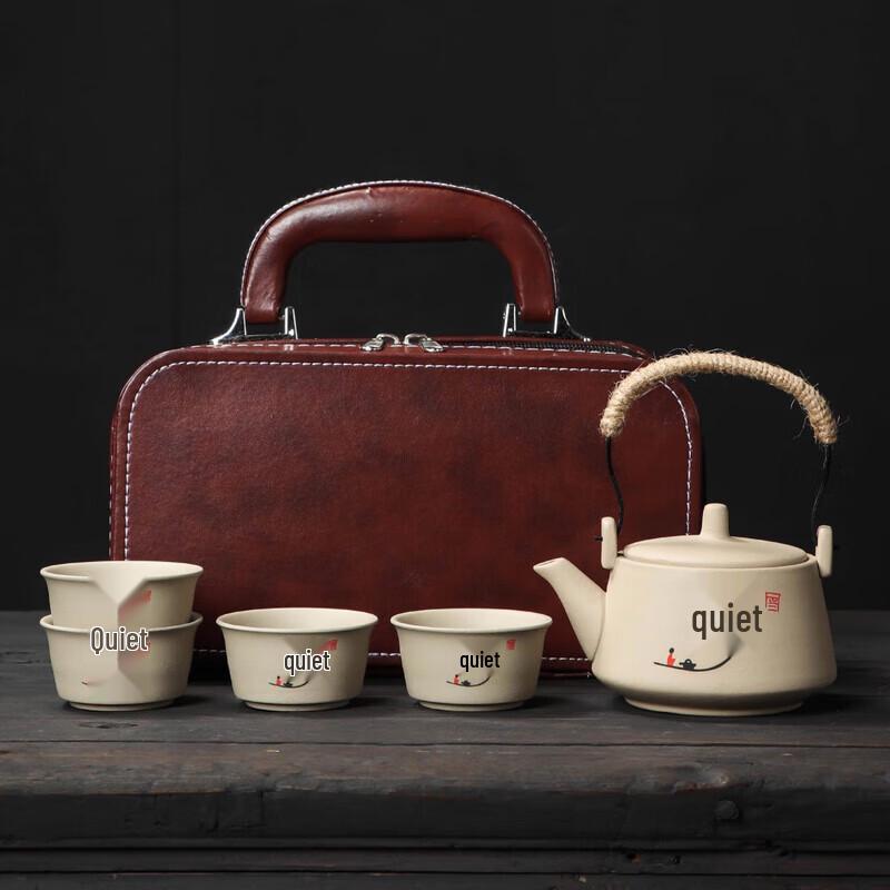 Wang Xiang Rui Ceramic Portable Tea Set
