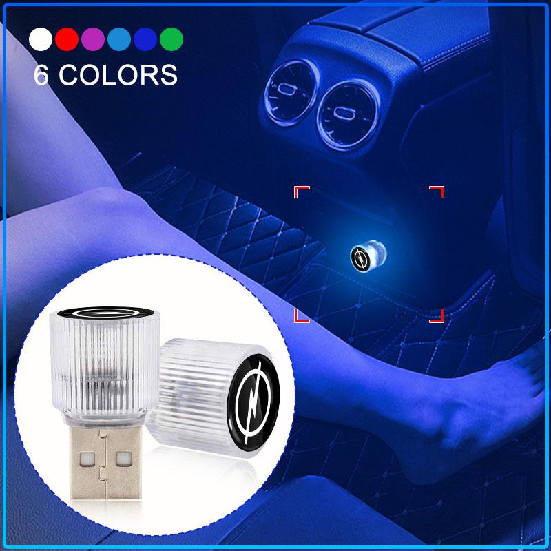 For Opel Astra H G Corsa Insignia Astra Antara Meriva Zafira Interior Car Interior Styling USB Atmosphere Light Portable Mini LED Party Lamp