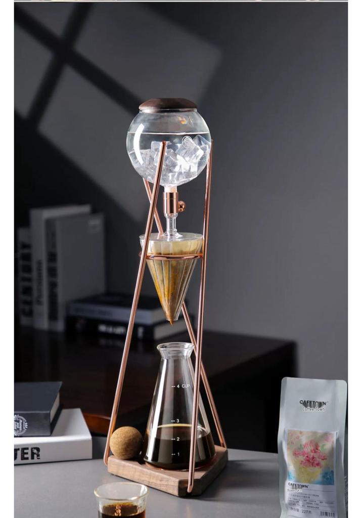 Hero Dingyuan Classic Ice Drip Coffee Maker - Cold Brew Pot for Household.