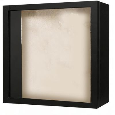 1 Stück Tiefer Schattenfugenrahmen Holz-Vitrine Holzmaserung Wandmontierter Bilderrahmen Erinnerungsbox für Andenken Memorabilien Blumen