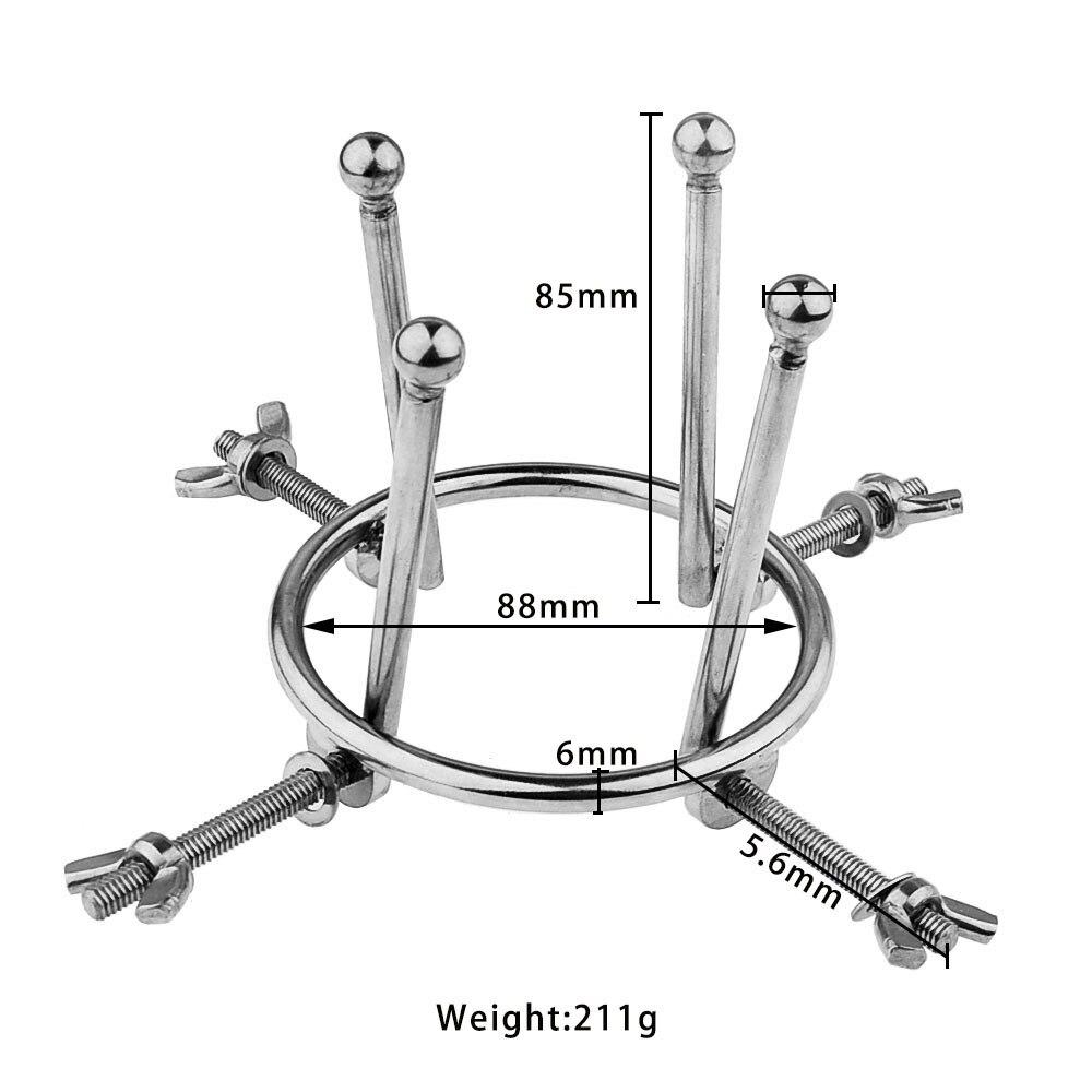 Edelstahl Dilator Fisting Dilator Anal Expander Edelstahl Metall Analspielzeug BDSM Sexspielzeug