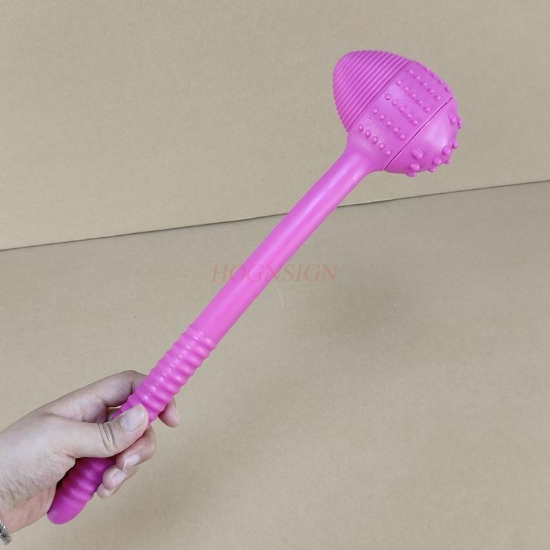massage hammer back massager Massage Hammer Back Care Tapping Pat Massager Hand-held Household Squatting Meridian Silicone Stick