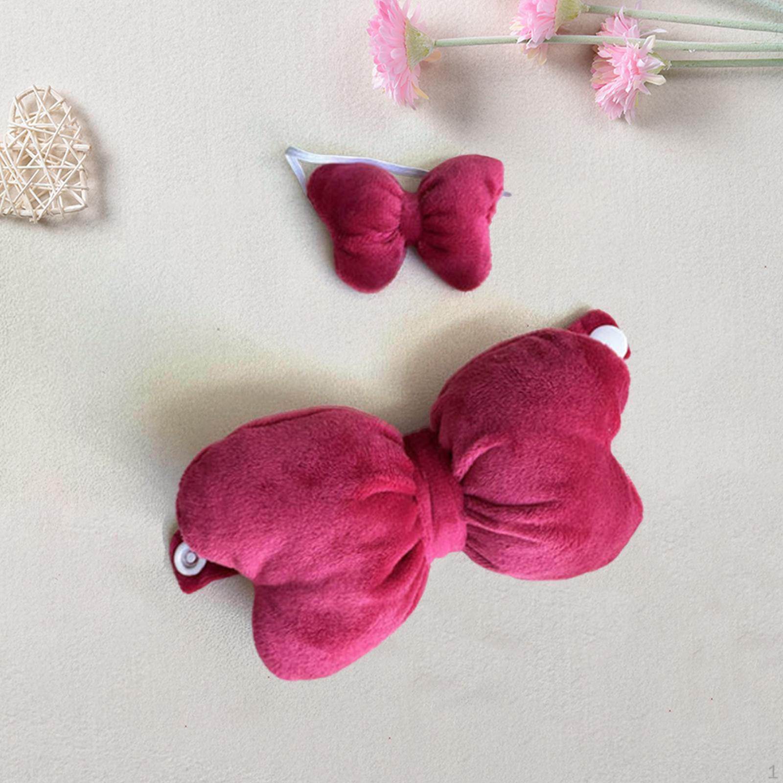 

2 предмета: кукольный топ с бантом и повязка на голову, аксессуары, миниатюрная одежда, одежда ручной работы для 8 дюймов