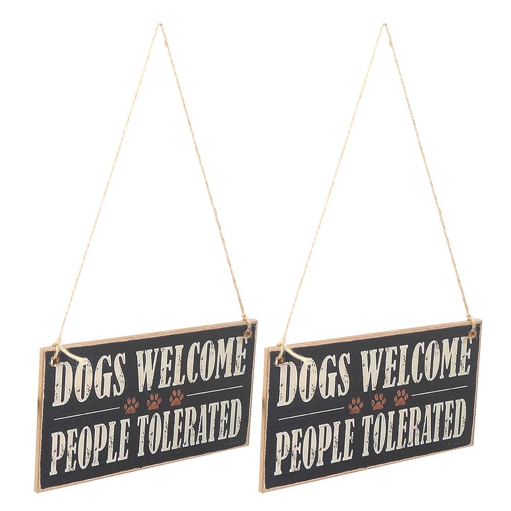 2 STÜCK Tür Fenster Wandhängeplakette Holz Hängeschild DIY Festliche Dekoration