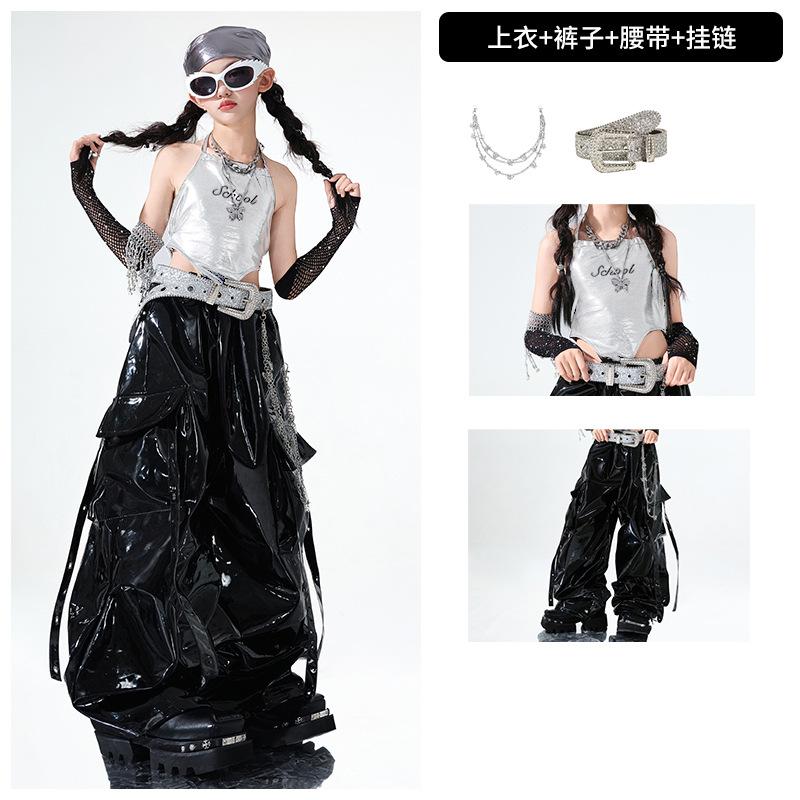 Girls' Jazz Costumes Are Trendy And Trendy Girls' Jazz Less Children'S Costumes Catwalk Girl Group Street Dance Trendy Costumes