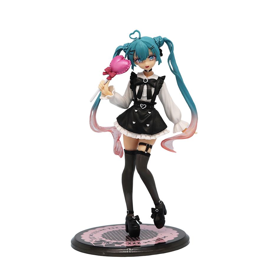 New Hatsune Miku Anime Figure Toys Flower Fairy Collection MIKU Kawaii Cartoon PVC Action Figurine Model Doll Birthday Gift