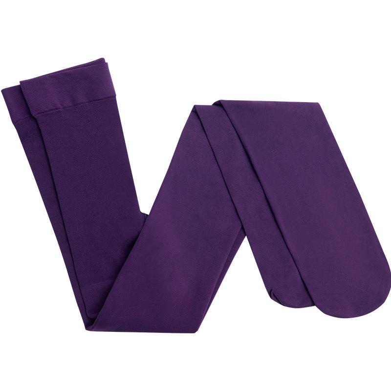 

Doiaeskv New Women Tights 80D Autumn Winter Warm Lined Pantyhose High Waist Female Stretchy Slim Skinny Velvet Stockings One Size(150-175 cm)