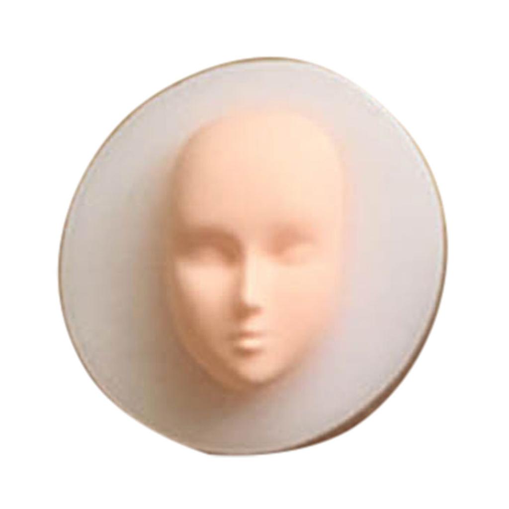 3D Baby Face Soft Clay Mold Doll Faces Silicone Mold Cake Decorating Tools Chocolate Candy Cupcake Topper Clay Soap Mold
