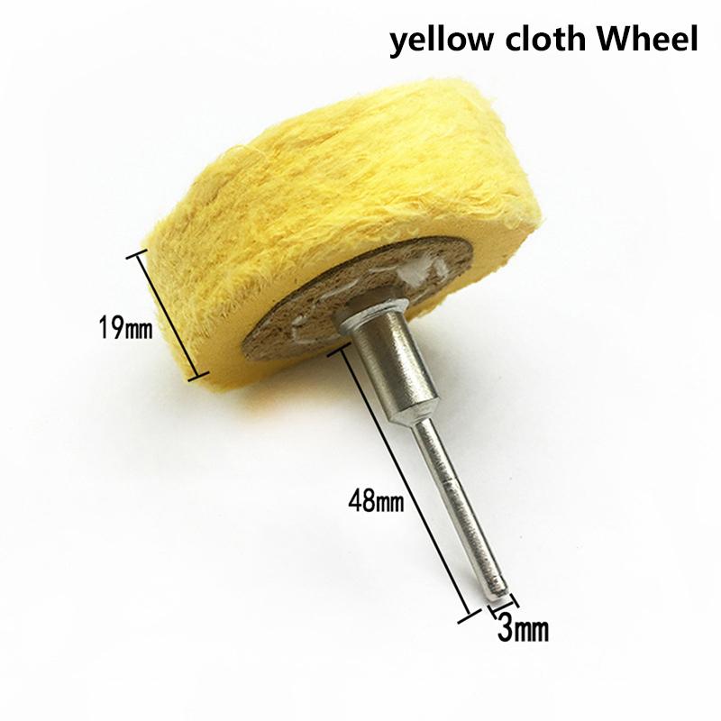 50Mm Polishing Wheel Cloth Buffing Wheel Gold Silver Jewelry Mirror Polish Pad For Grinder Power Tool Accessories