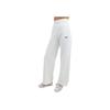 Nike High-Waisted Fleece Joggers with Split Hem and Drawstring Women Bottoms White DQ5615-133
