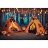 Halloween Outdoor Baby Party Decoration Background Pumpkin Shop Home Decoration Background Studio Photography Background