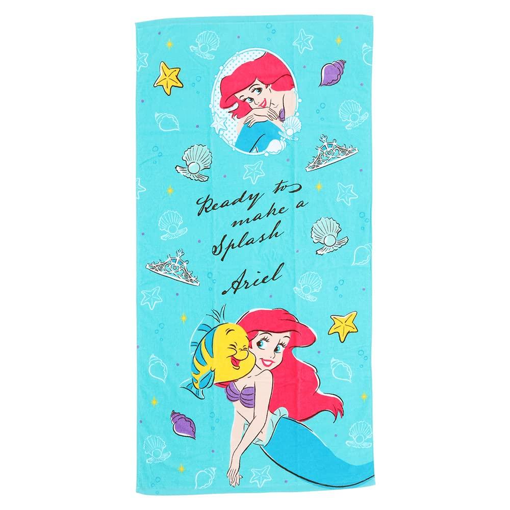 

Hayashi Bath 70 x 140 Disney Breezy LL467300 Towel, Green, Approx. cm, Large, Beach, Ariel, зелёный