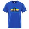 Summer Men's T-shirt Never Forget Sarcastic Graphic Music Funny Printed Cotton Blend T-Shirt Loose Male Top Casual Short Sleeve