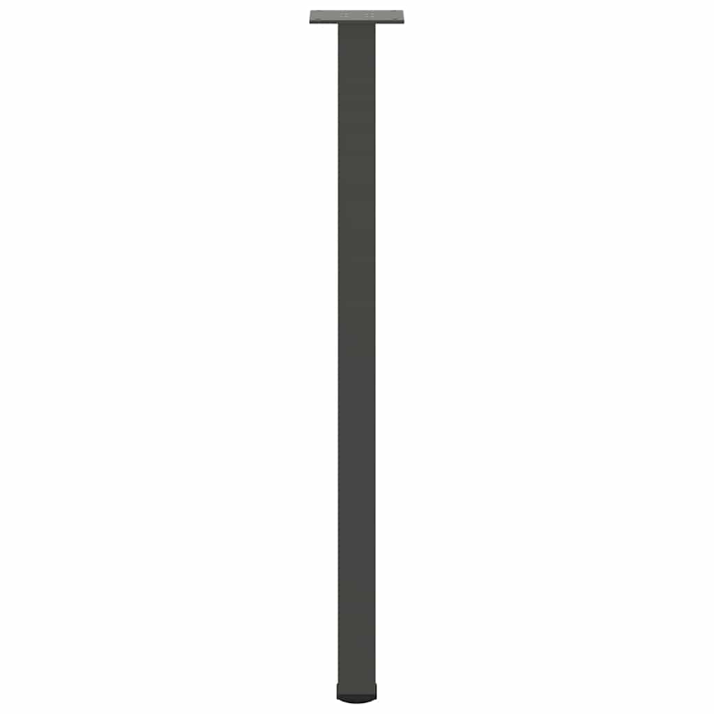 Vidaxl Nogi Do Stolika Kawowego, 4 Szt., Antracyt, 72-74 Cm, Stal